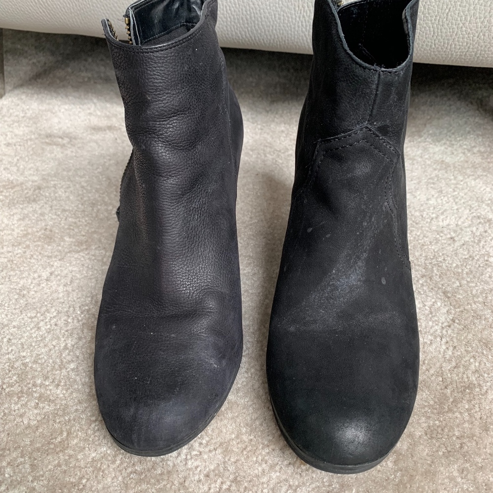 Black ankle boots